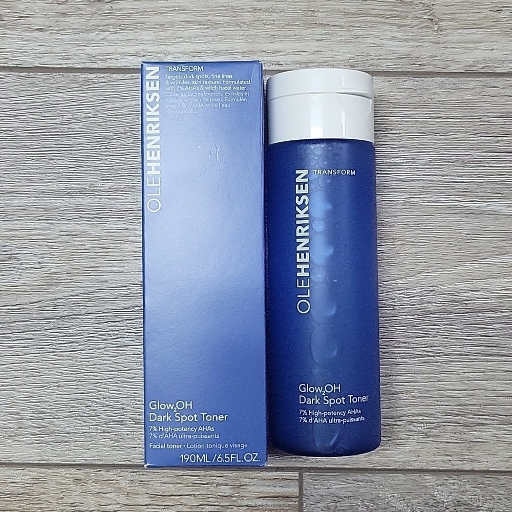 OLEHENRIKSEN Glow2OH 7% AHA Exfoliating Dark Spot Toner NIB